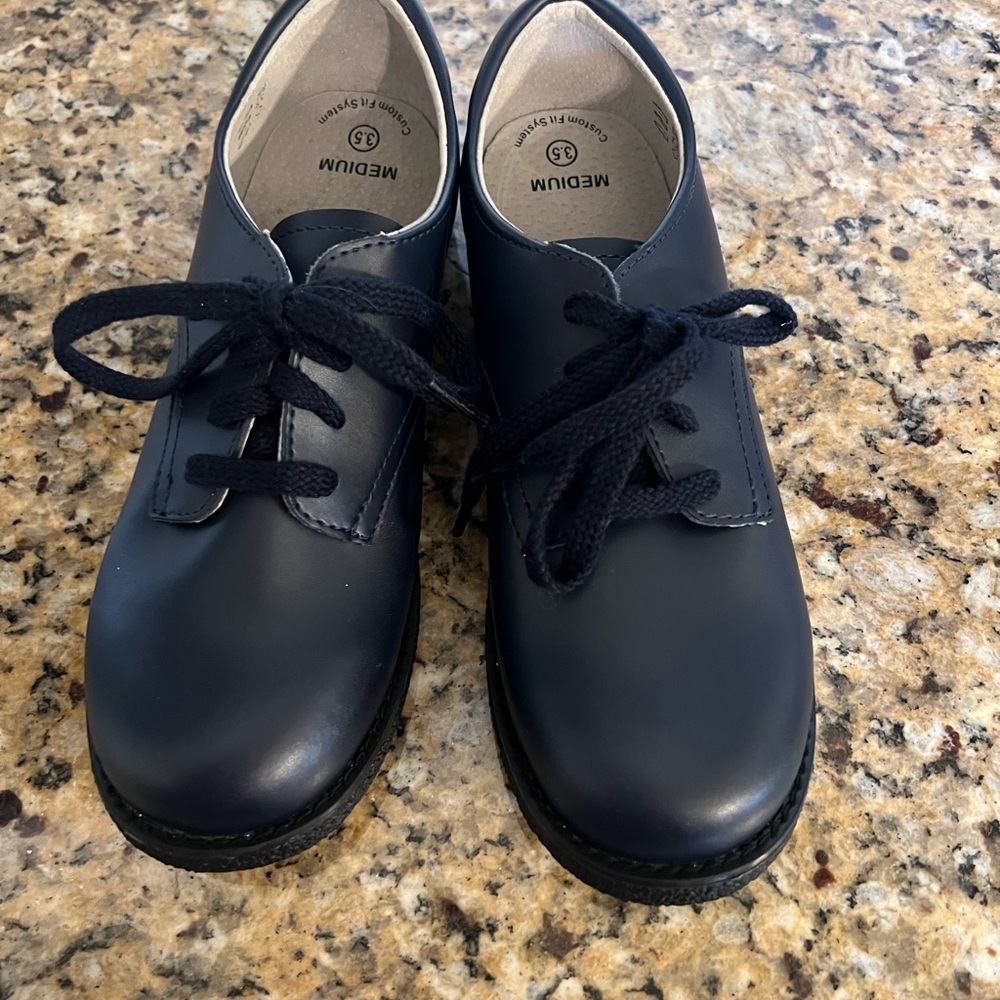FOOTMATES WILLY BOY SHOES Navy 3.5
